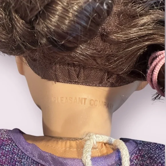 Pleasant Company American Girl Doll With Purple Sparkle Outfit And Jacket - Picture 6 of 13